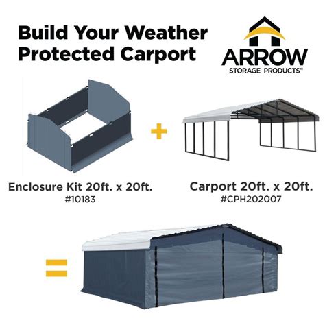 carport enclosure sidewall kit